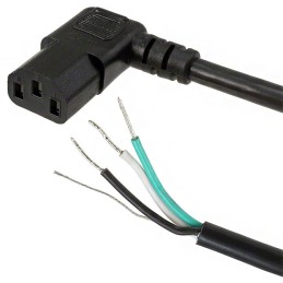 1 pcs : A-PC1503-030031-1 - CORD 18AWG IEC320C13 - CBL 9.84'