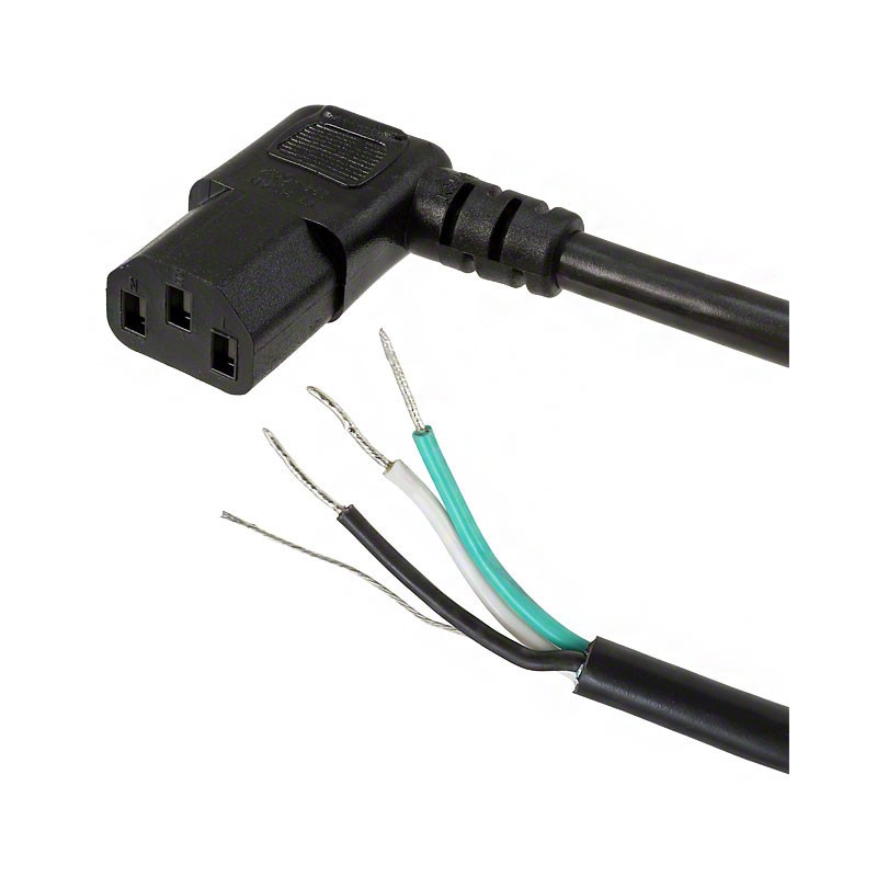 1 pcs : A-PC1503-030031-1 - CORD 18AWG IEC320C13 - CBL 9.84'