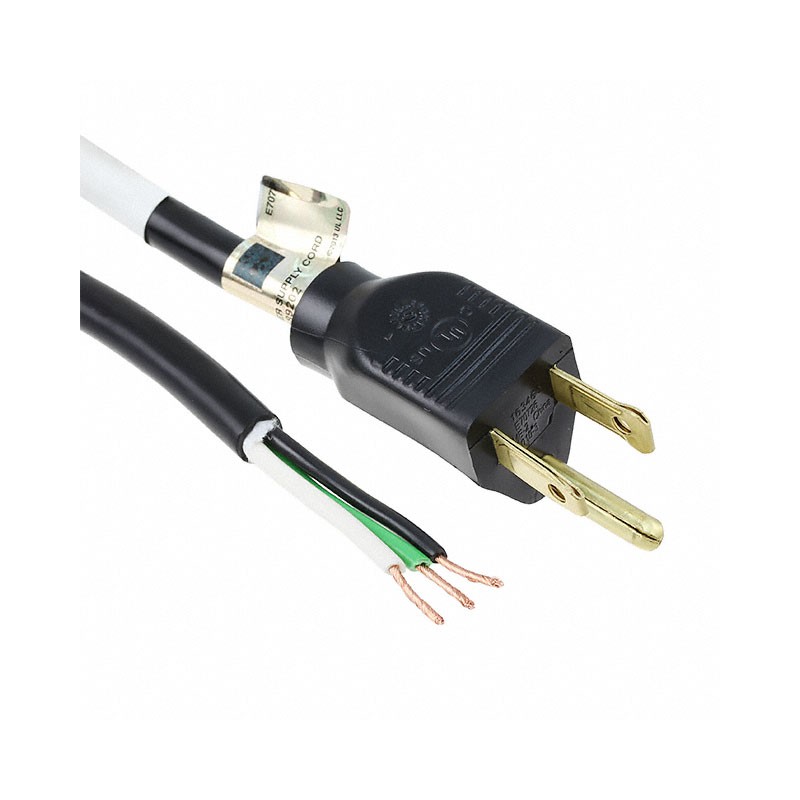 1 pcs : 01513.70.01 - CORD 16AWG NEMA 5-15P TO CBL 8'