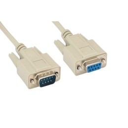 1 pcs : DMC-9MF-10B - RS232 DB9 M/F SHLD MOLD 10FT