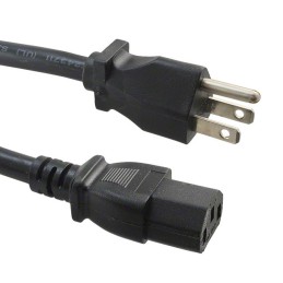 1 pcs : A-PC2302-020026-1 - CORD 14AWG 5-15P - 320-C13 6.56'