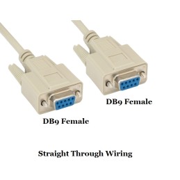 1 pcs : DMC-9FF-10B - RS232 DB9 F/F SHLD MOLD 10FT
