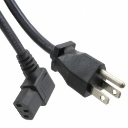 1 pcs : A-PC2304-050027-1 - CORD 16AWG NEMA5-15P - C13 16.4'