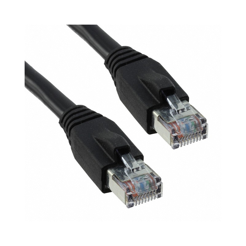 1 pcs : C501100007 - PATCHCORD BCAT5E CMR BLK 7FT