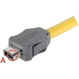 1 pcs : 09451812563XL - HARTING IX TYPE A CAT6A INDUSTRI