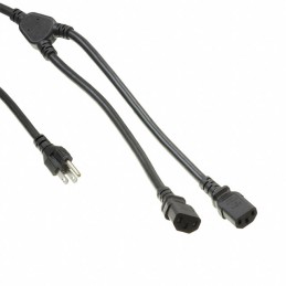 1 pcs : 3011043F701X2(R) - CORD 14AWG 5-15P - 320-C13 4.33'