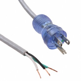 1 pcs : 232002-06 - CORD 18AWG NEMA 5-15P TO CBL 8'