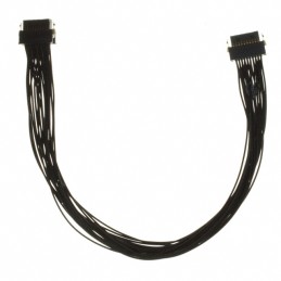 1 pcs : SFSD-10-28-H-10.00-DR-NUS - CABLE ASSY SOCKET 20POS 28AWG