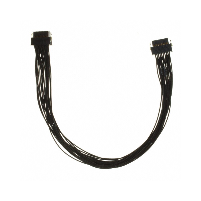 1 pcs : SFSD-10-28-H-10.00-DR-NUS - CABLE ASSY SOCKET 20POS 28AWG