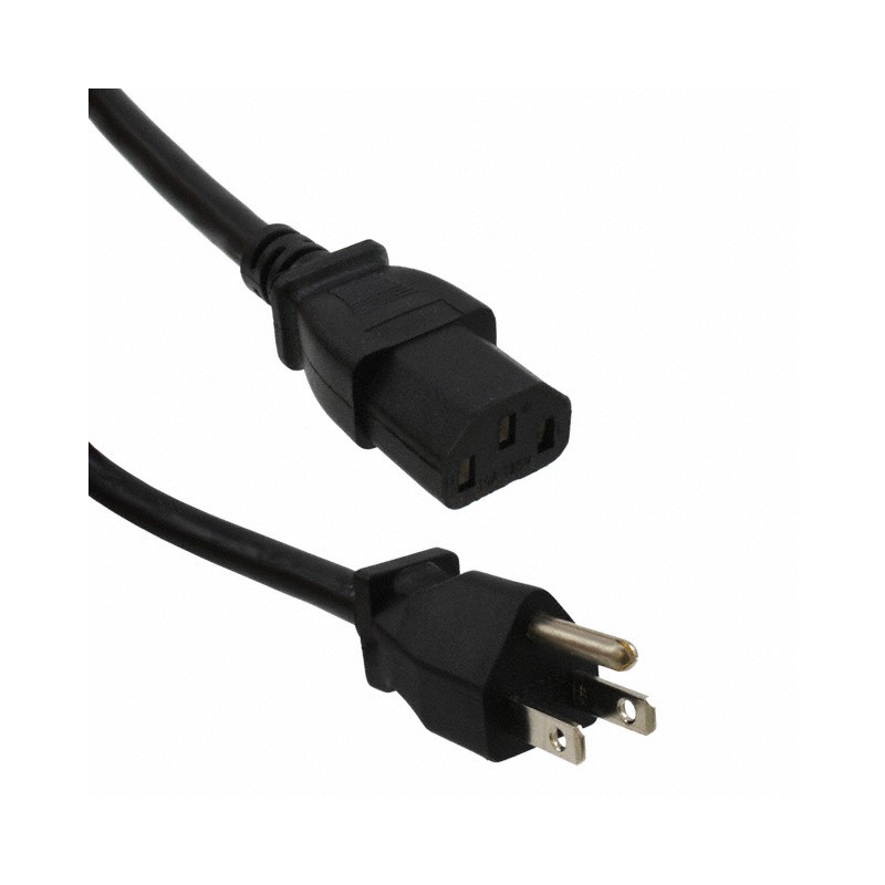 1 pcs : A-PC2302-050028-1 - CRD 18AWG NEMA5-15P - C13 16.4'