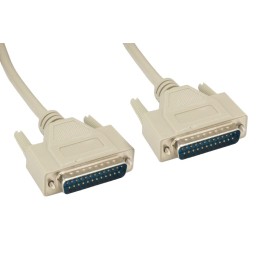 1 pcs : DMC-25MM-03B - RS232 DB25 M/M SHLD MOLD 3FT