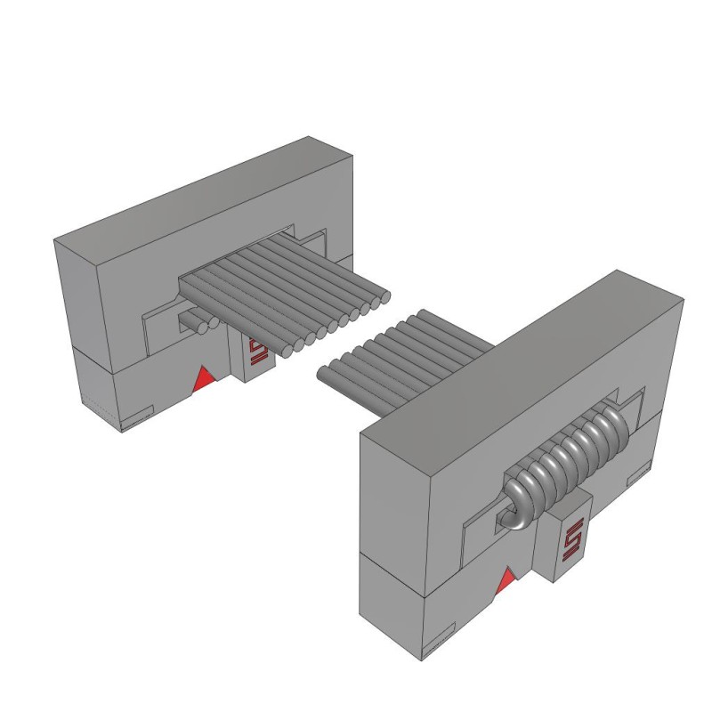 1 pcs : FFSD-05-D-08.00-01-N-SR - .050 X .050 C.L. FEMALE IDC ASSE