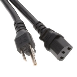 1 pcs : 302J104J6F0701J(R) - CORD 14AWG NEMA 5-15P-IEC 320 6'