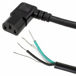 1 pcs : A-PC1503-030030-1 - CORD 16AWG IEC320C13 - CBL 9.84'