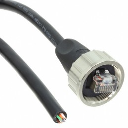 1 pcs : RCM-5SBMMM-SLM7B01 - CABLE MOD 8P8C PLUG-CABLE 3.28'