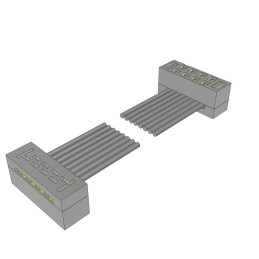 1 pcs : TCSD-04-D-12.00-01-F-R - 2MM DOUBLE ROW FEMALE IDC ASSEMB