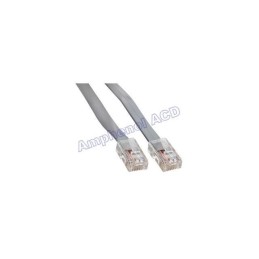 1 pcs : MP-5FRJ45STWS-025 - FLAT CBL(8X8) RJ45 STRAIGHT 25'