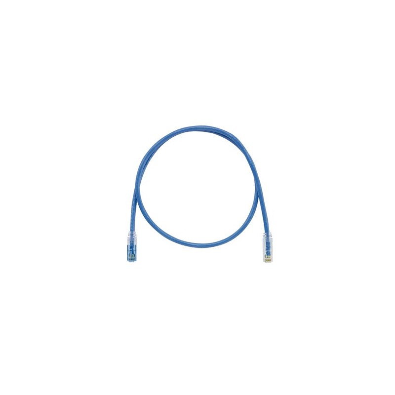 1 pcs : UTPKSP1MBU - KEYED COPPER PATCH CORD, CAT 6,