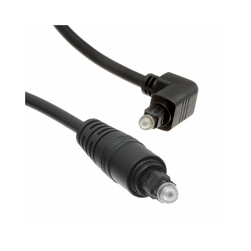 1 pcs : 106-1242-BL-00300-5 - TOSLINK CABLE PLUG-PLUG RA 3M