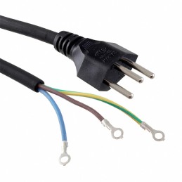 1 pcs : 23124363M100T - CORD 17AWGRING TERMINALS 10' BLK