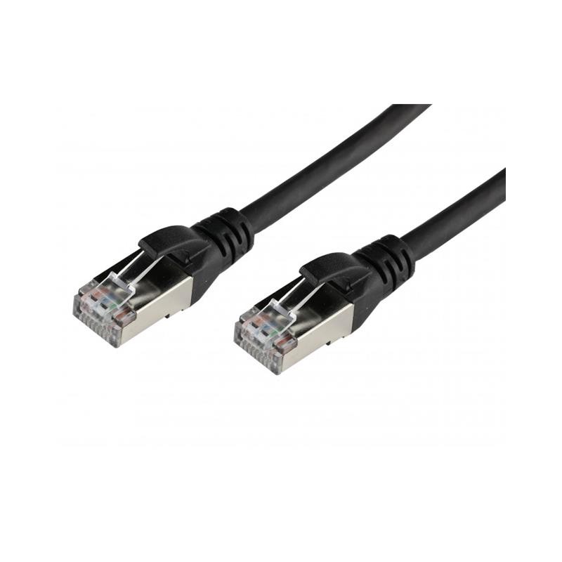 1 pcs : AMJU2020-0200-BKB-24 - CAT8-2M - 40GBPS-24AWG SHIELDED