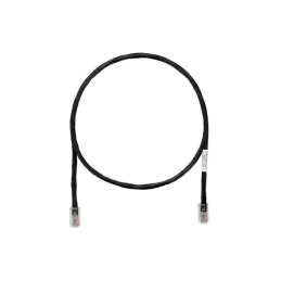 1 pcs : UTPCH9BLY - COPPER PATCH CORD, CAT 5E, BLACK