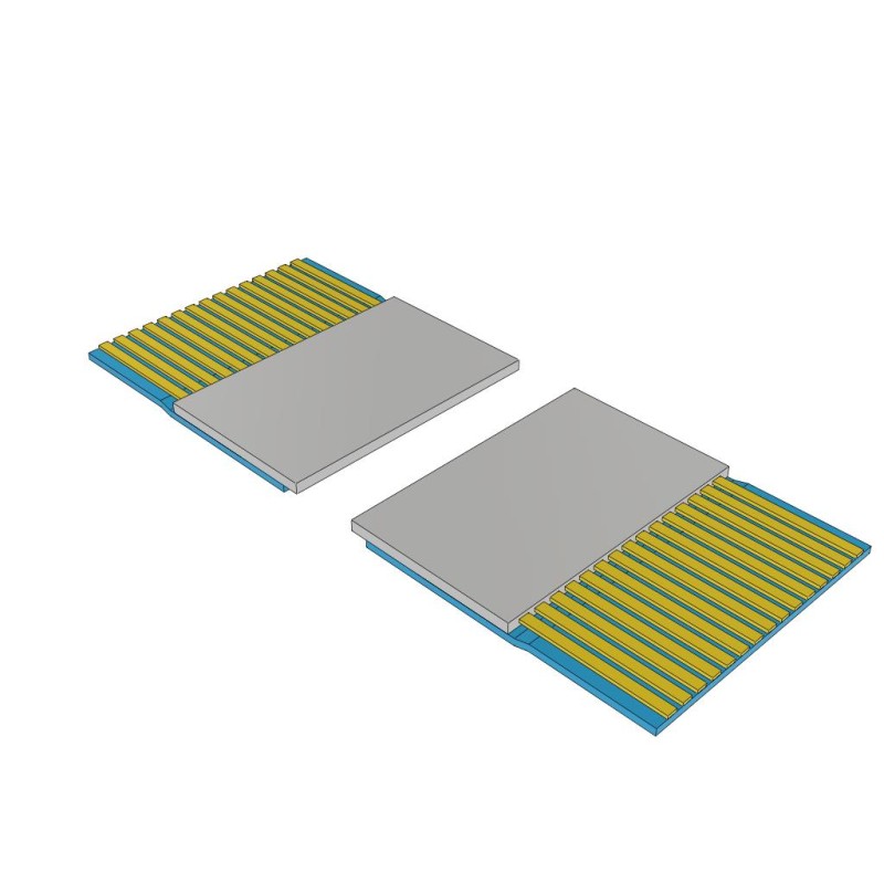 1 pcs : FJH-15-D-24.00-4 - CABLE FFC/FPC 15POS 0.5MM 24'