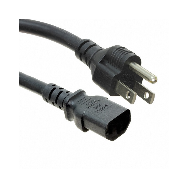 1 pcs : 3011049F5701(R) - CORD 14AWG 5-15P - 320-C13 9.58'