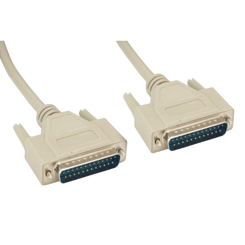 1 pcs : DMC-25MM-06B - RS232 DB25 M/M SHLD MOLD 6FT