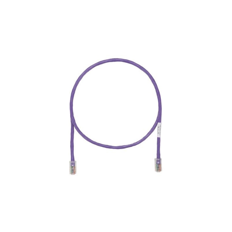 1 pcs : UTPCH10VLY - COPPER PATCH CORD, CAT 5E, VIOLE