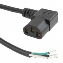 1 pcs : A-PC1504-030026-1 - CORD 14AWG IEC320 RA - CBL 9.84'