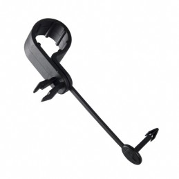 1 pcs : PC062-H25D-C0 - CBL CLAMP P-TYPE BLACK PUSH IN