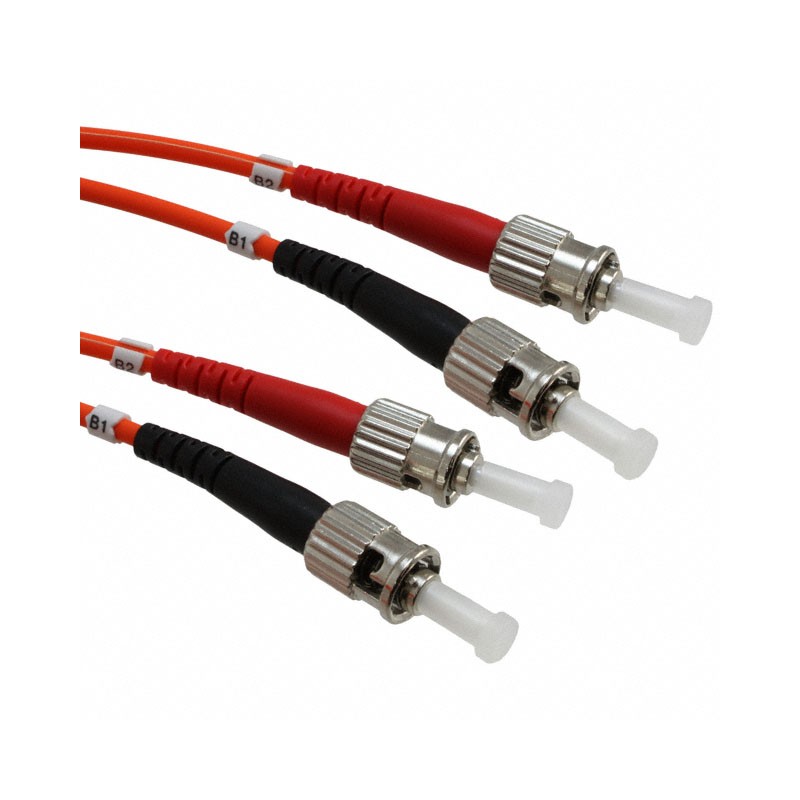 1 pcs : DK-2611-01 - FIBER OPTIC CBL ST-ST DUPLEX 1M
