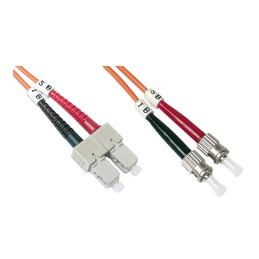 1 pcs : DK-2612-01 - FIBER OPTIC CBL SC-ST DUPLEX 1M