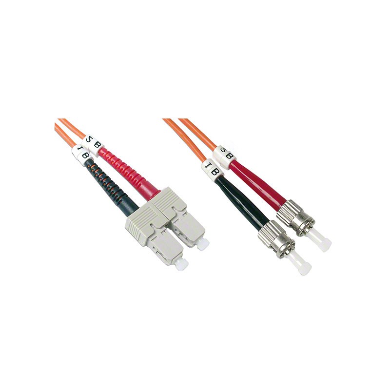 1 pcs : DK-2612-01 - FIBER OPTIC CBL SC-ST DUPLEX 1M
