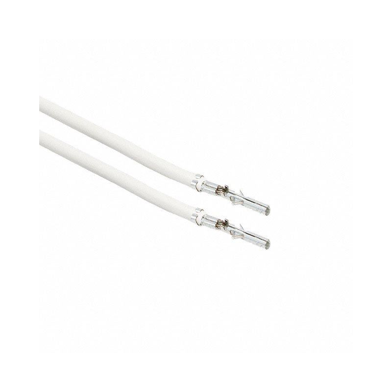 10 pcs : 0430300001-10-W2-D - 10' PRE-CRIMP A2016W WHITE