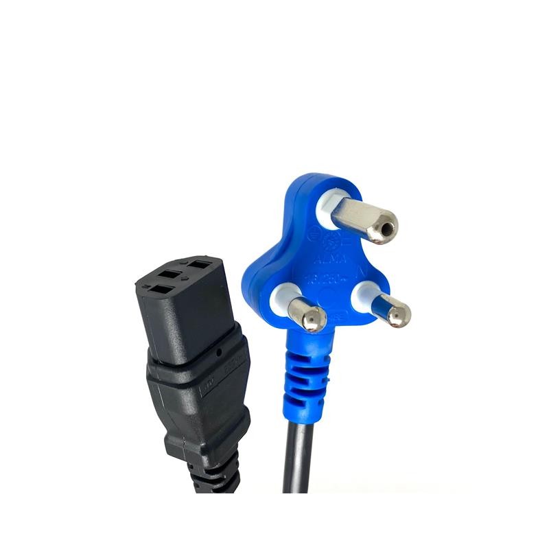 1 pcs : 208SA53R4282M5701(R) - CORD SANS 164-1 RA-IEC320 8.2'