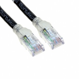 1 pcs : C601100002 - PATCHCORD BCAT6+ CMR BLK 2FT