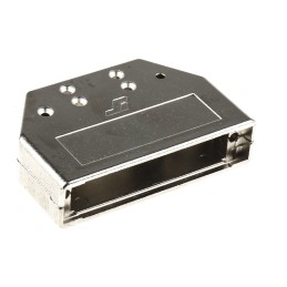 50 pcs - Amphenol ICC 8655MH Series Die Cast Zinc D Sub Backshell, 50 Way, Strain Relief