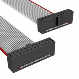 1 pcs : TCSD-10-D-04.00-01-N - CABLE ASSEM 2MM 20POS F-F 4'