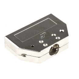 50 pcs - Amphenol ICC 8655MH Series Die Cast Zinc D Sub Backshell, 50 Way, Strain Relief