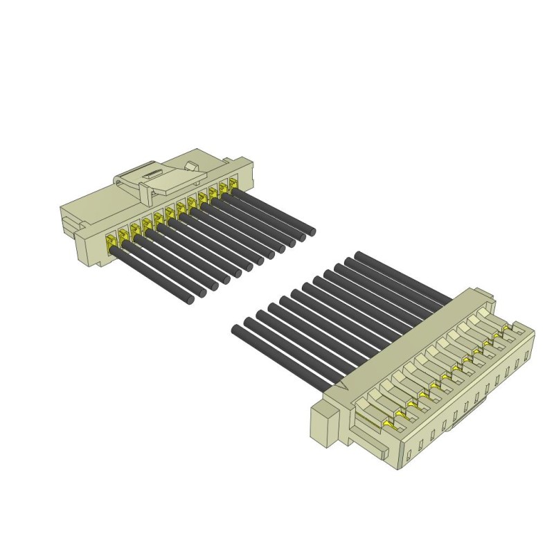 1 pcs : S1SS-12-28-GF-06.00-L1 - MICRO MATE SINGLE ROW DISCRETE W