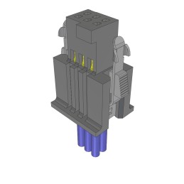 1 pcs : SFSD-03-28C-G-08.00-SR - DOUBLE ROW DISCRETE WIRE ASSEMBL