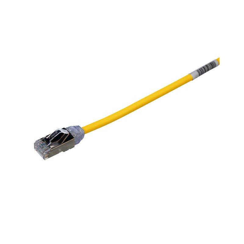 1 pcs : STP28X0.2MYL - CAT 6A 28AWG SHIELDED PATCH CORD