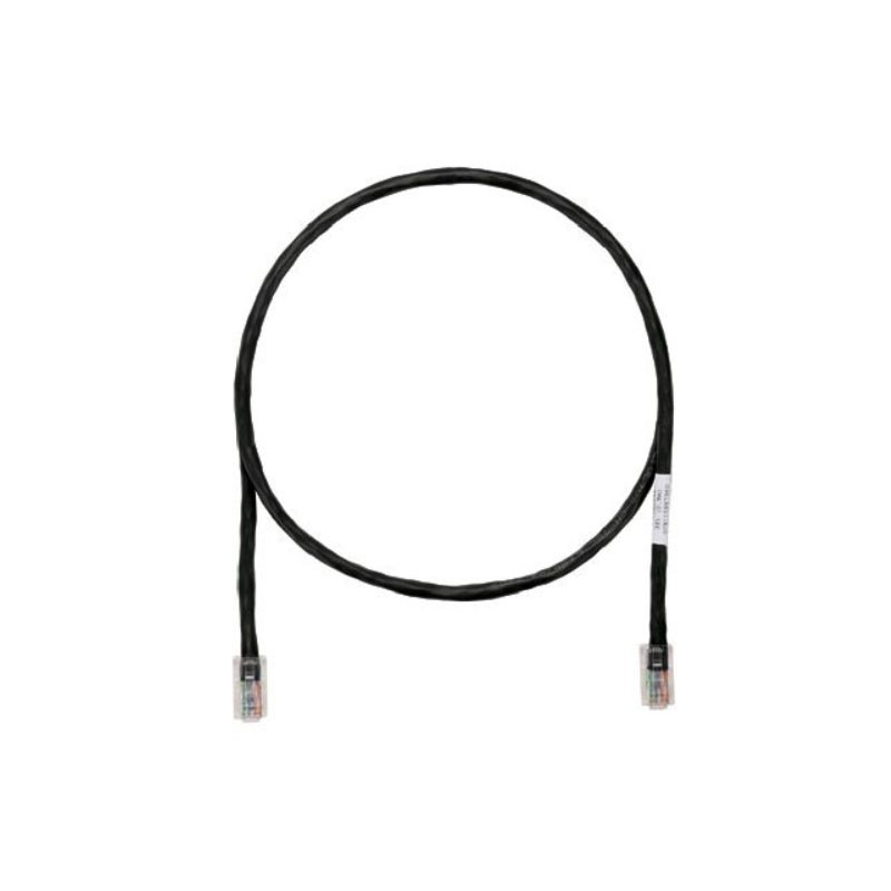 1 pcs : UTPSP1BLY - COPPER PATCH CORD, CAT 6, BLACK