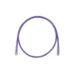 1 pcs : UTPSP1VLY - COPPER PATCH CORD, CAT 6, VIOLET