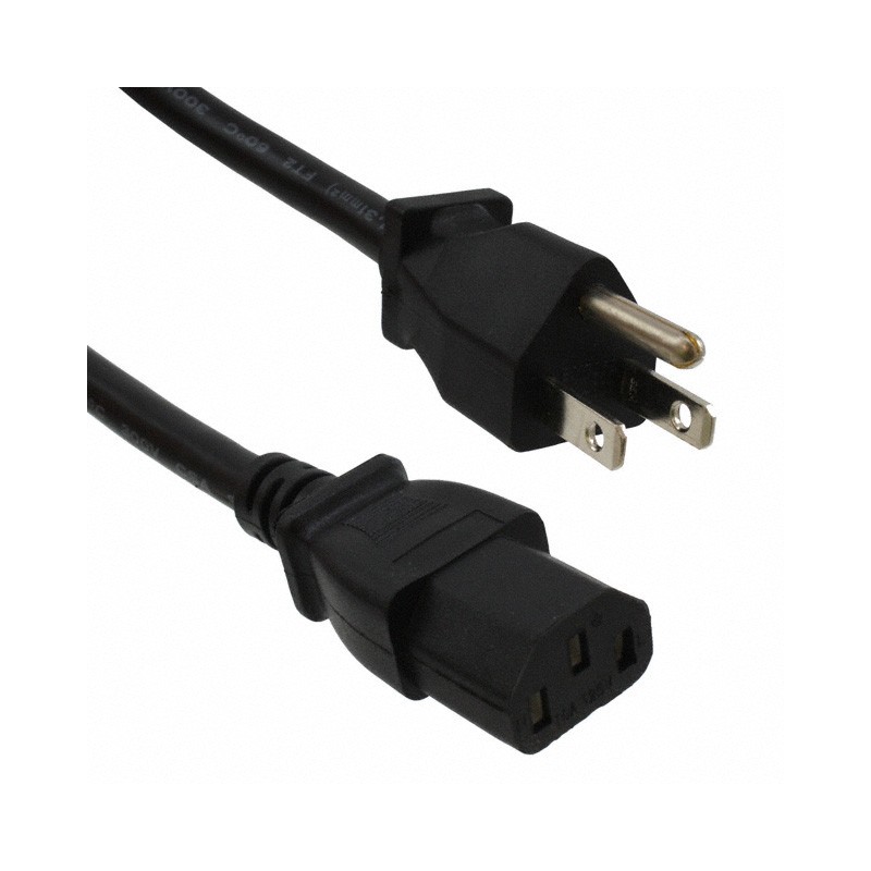 1 pcs : A-PC2302-050027-1 - CRD 16AWG NEMA5-15P - C13 16.4'