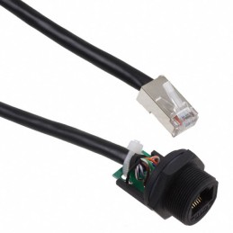 1 pcs : RCP-5SPFFP-SCM7B10 - CABLE MOD 8P8C JACK-PLUG 0.33'