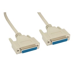 1 pcs : DMC-25FF-06B - RS232 DB25 F/F SHLD MOLD 6FT