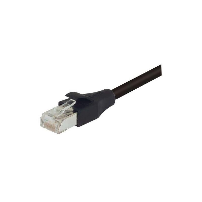 1 pcs : TRD855SCRBLK-2 - CBL RJ45/RJ45 CAT5E SHLD 2'